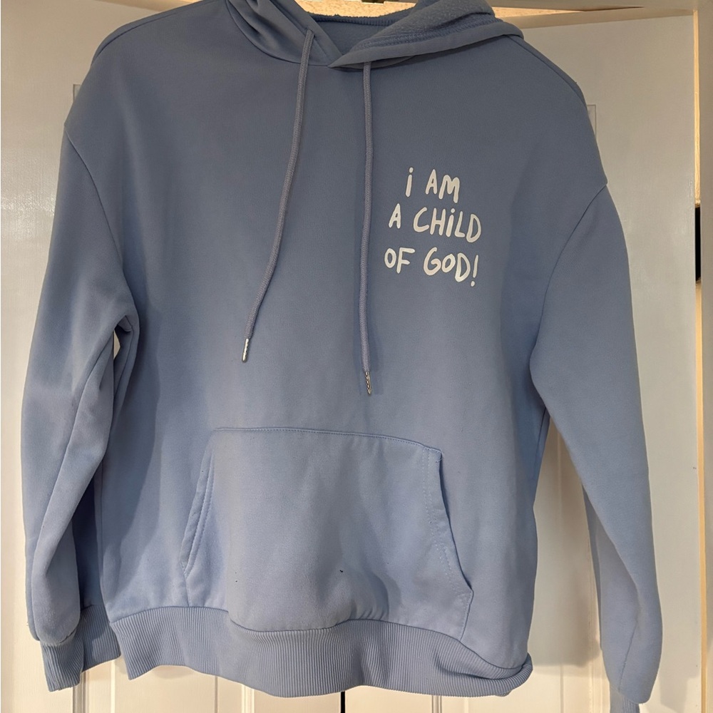 Sky Blue Hoodie - I Am A Child of God